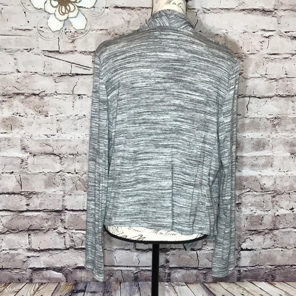 Lou & Grey cascade cardigan with zipper detail - Picture 6 of 8